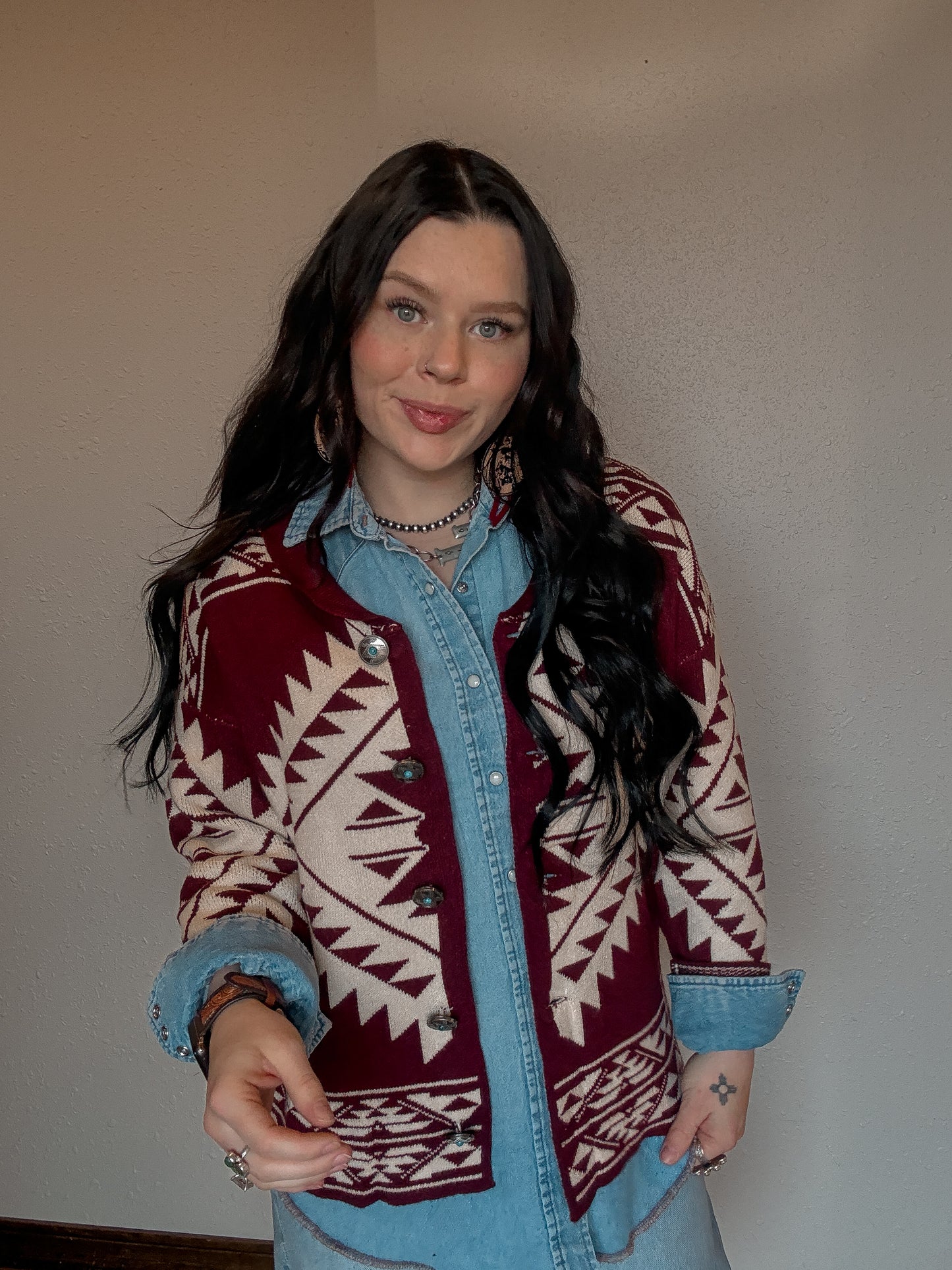 Valentine Cowboy Cardigan