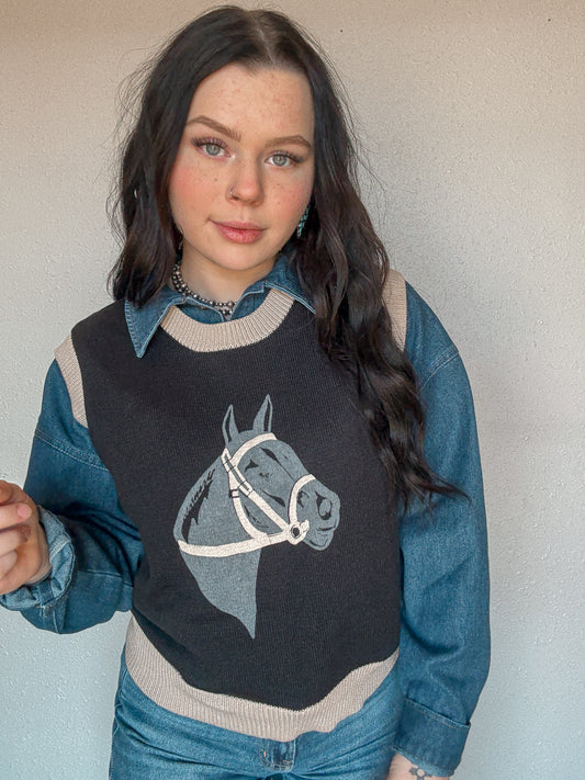 Retro Ranch Sweater Vest