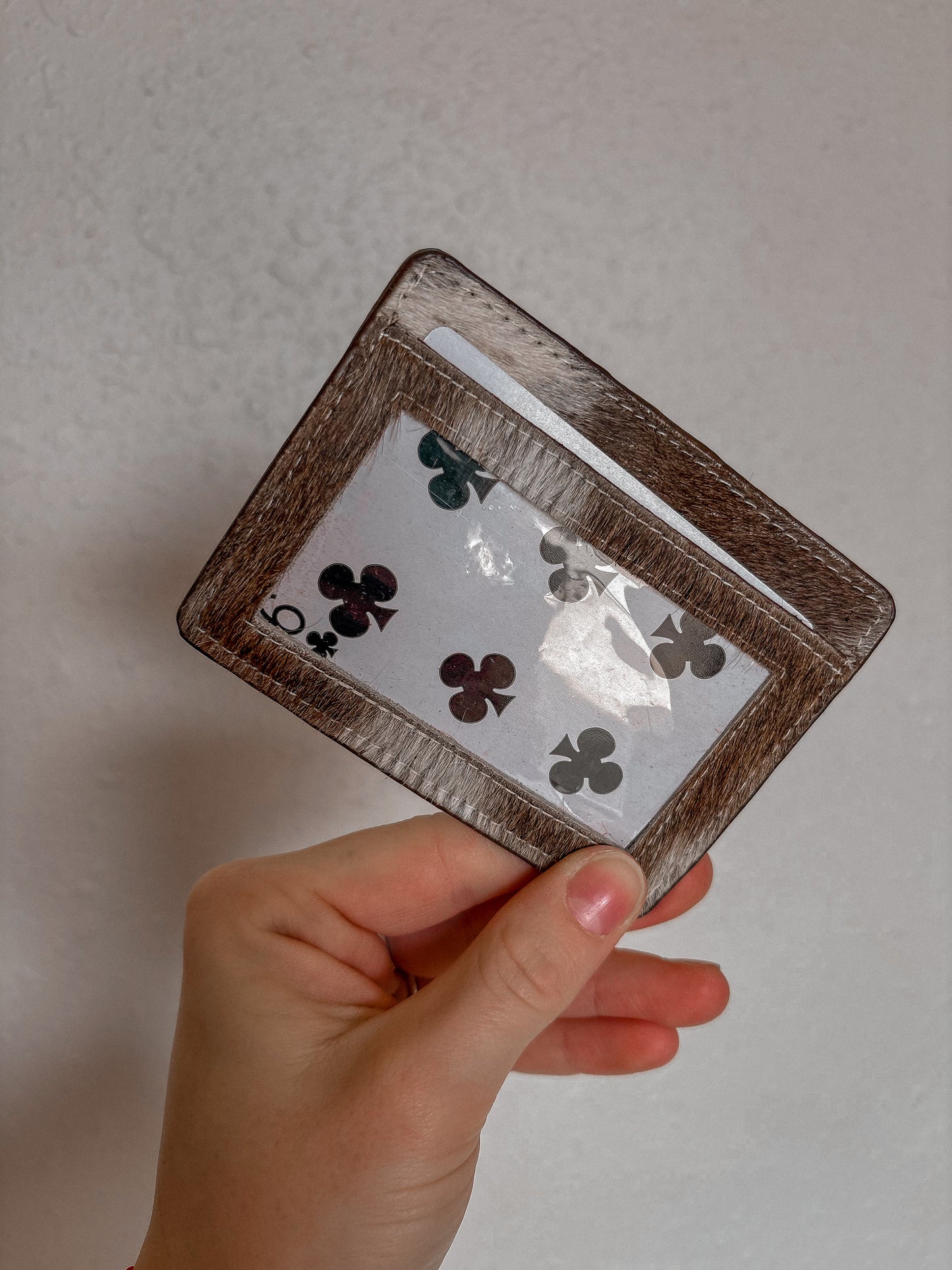 Cowhide Card & ID Holder