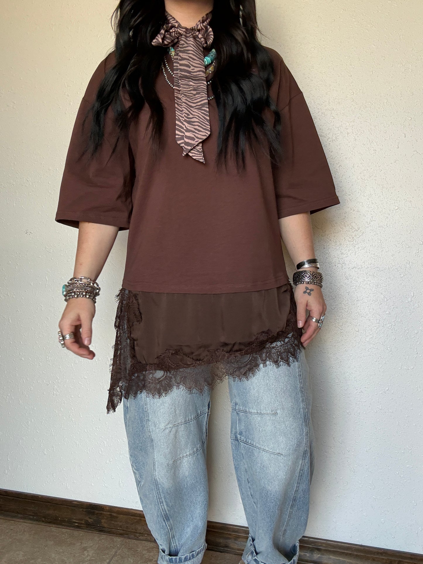 The Bay Pony Oversized Lace Tee
