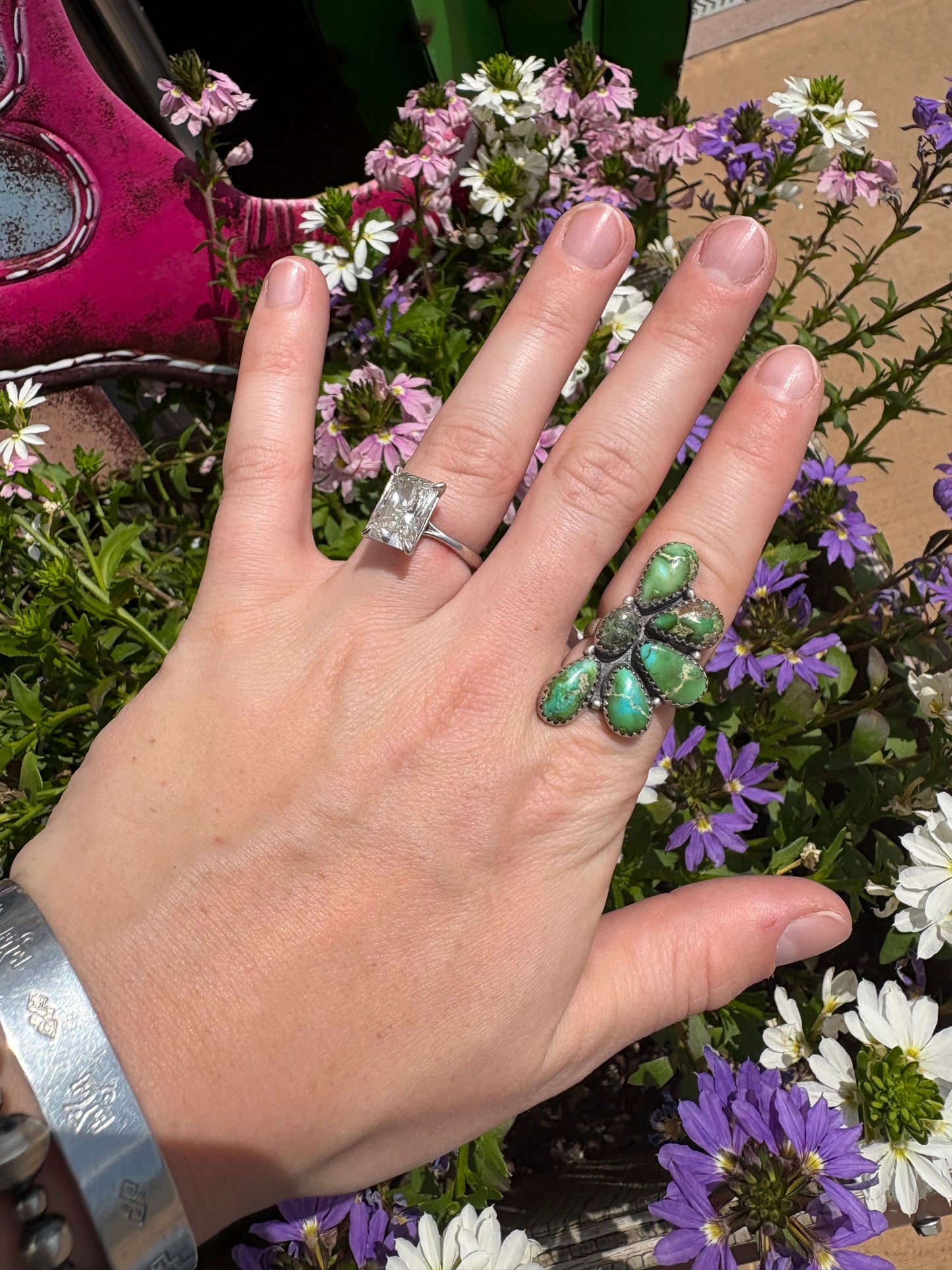 Sonoran Gold Cluster Adjustable Ring