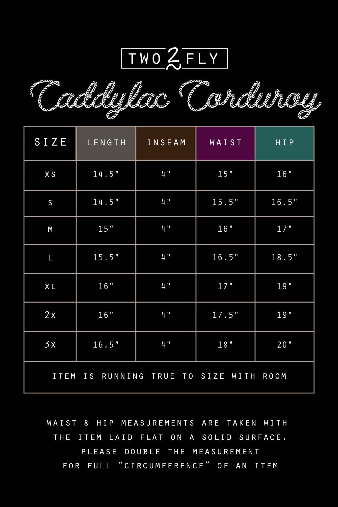 The Cowboy Corduroy Shorts ONE LARGE LEFT