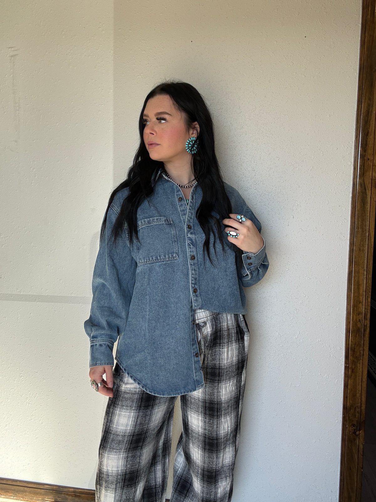 The Daily Denim Long Sleeve