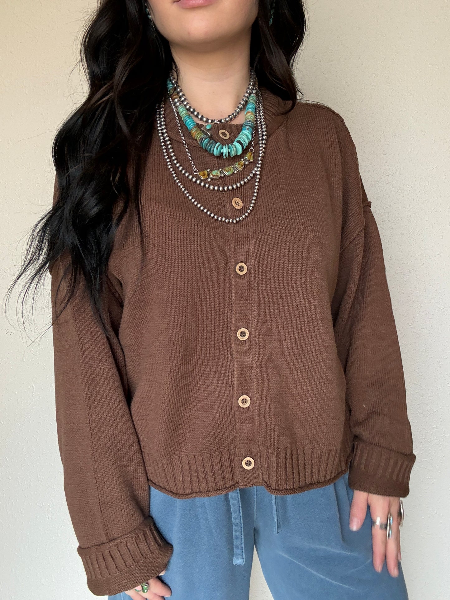 The Bay Pony Button Up Knit