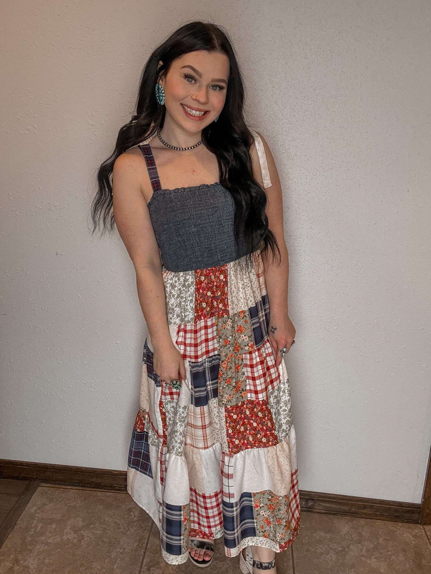 The Custer Patchwork Dress