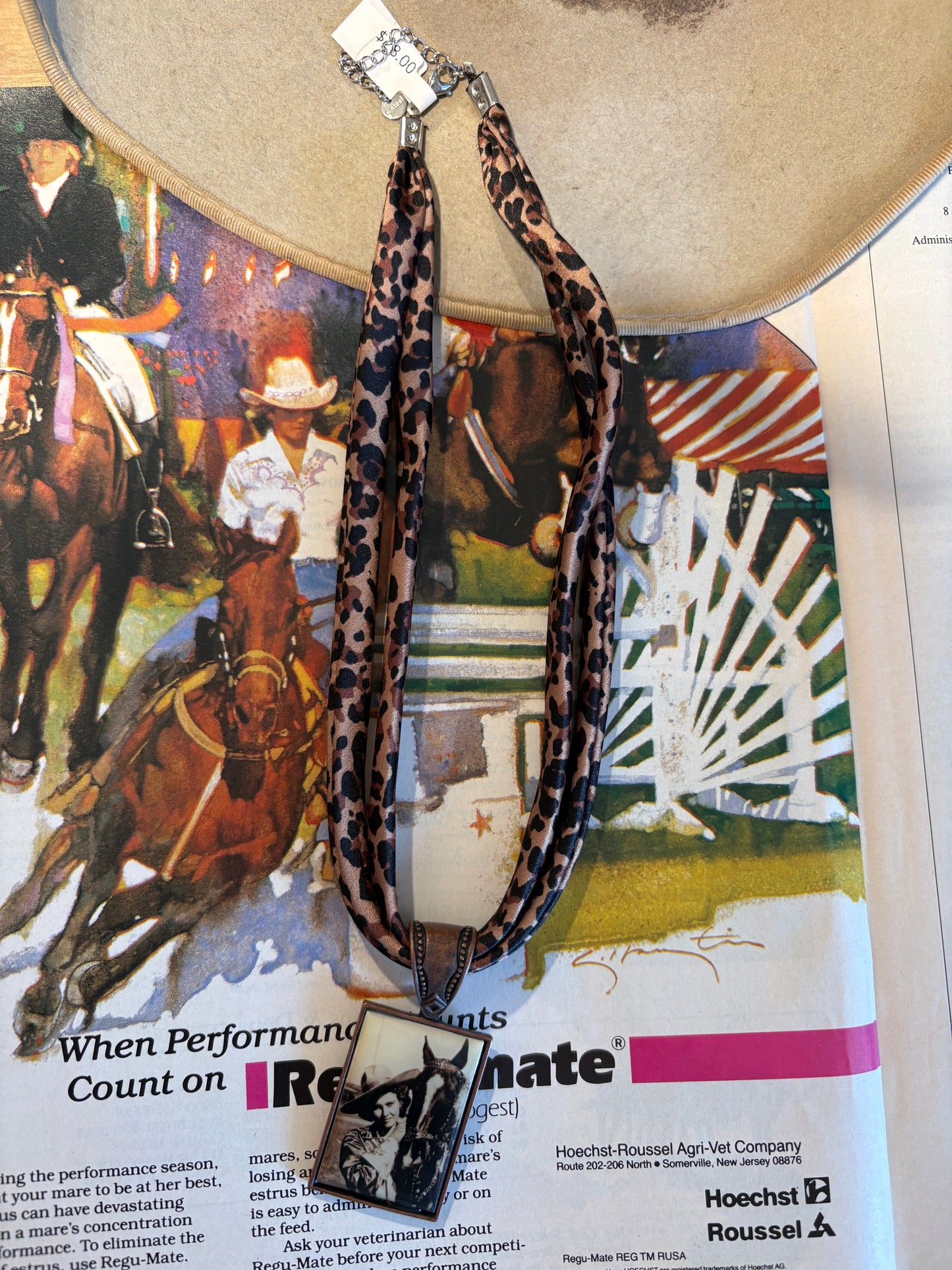 16” Bandanna Pendant Necklace *Pony
