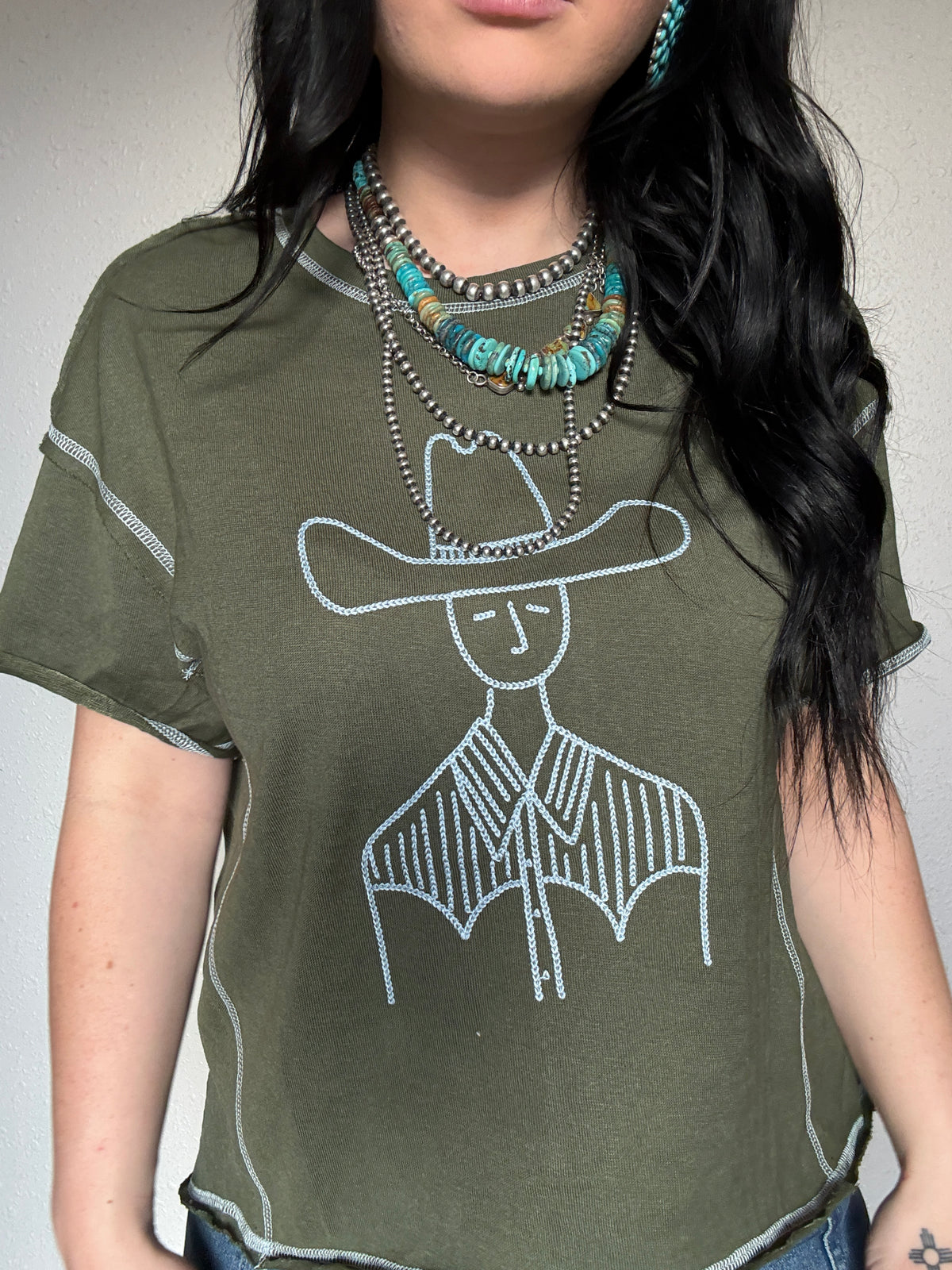 Stare-down Stitch Tee
