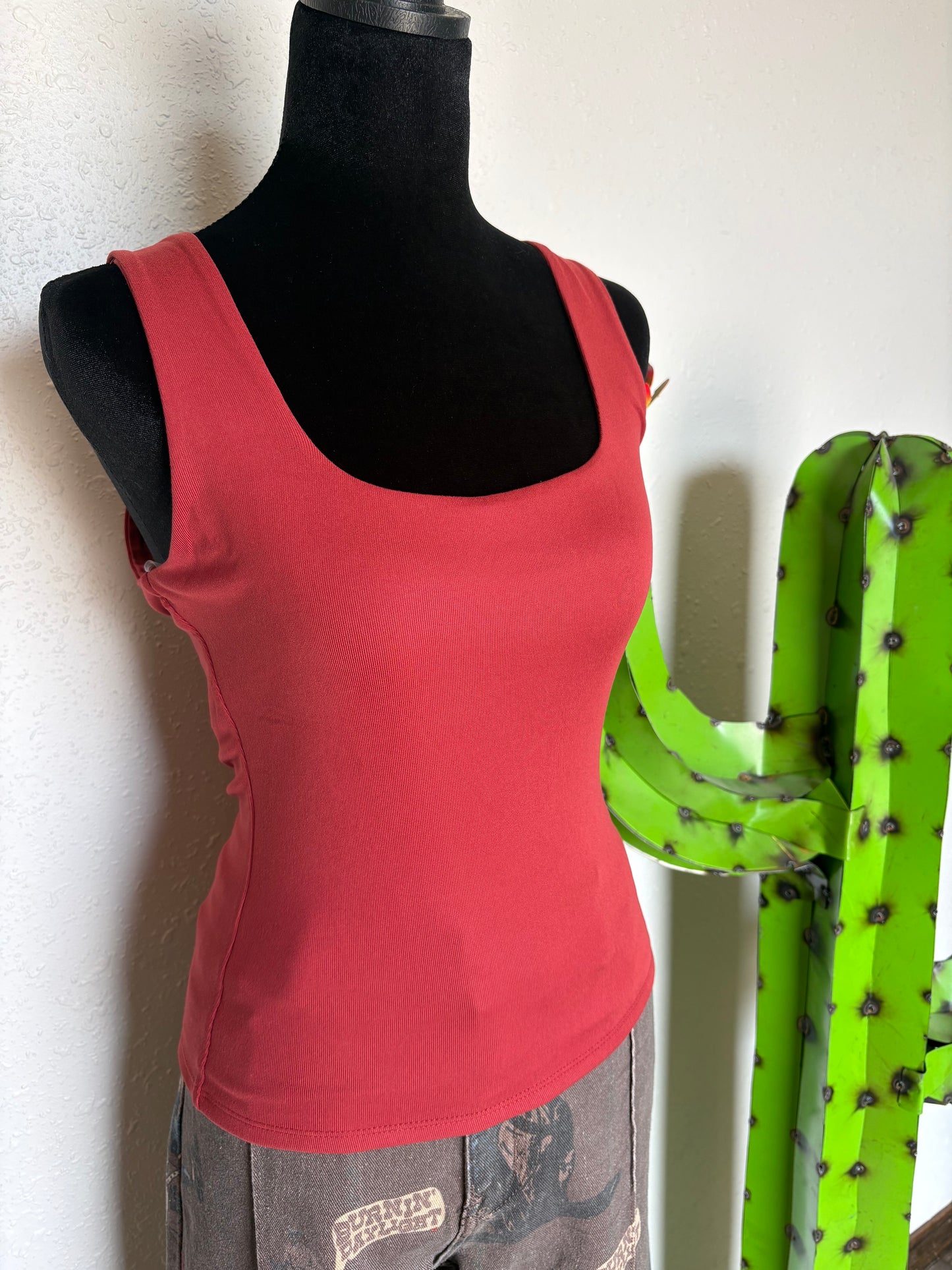 Butter Soft Basic Tank *Red Pony