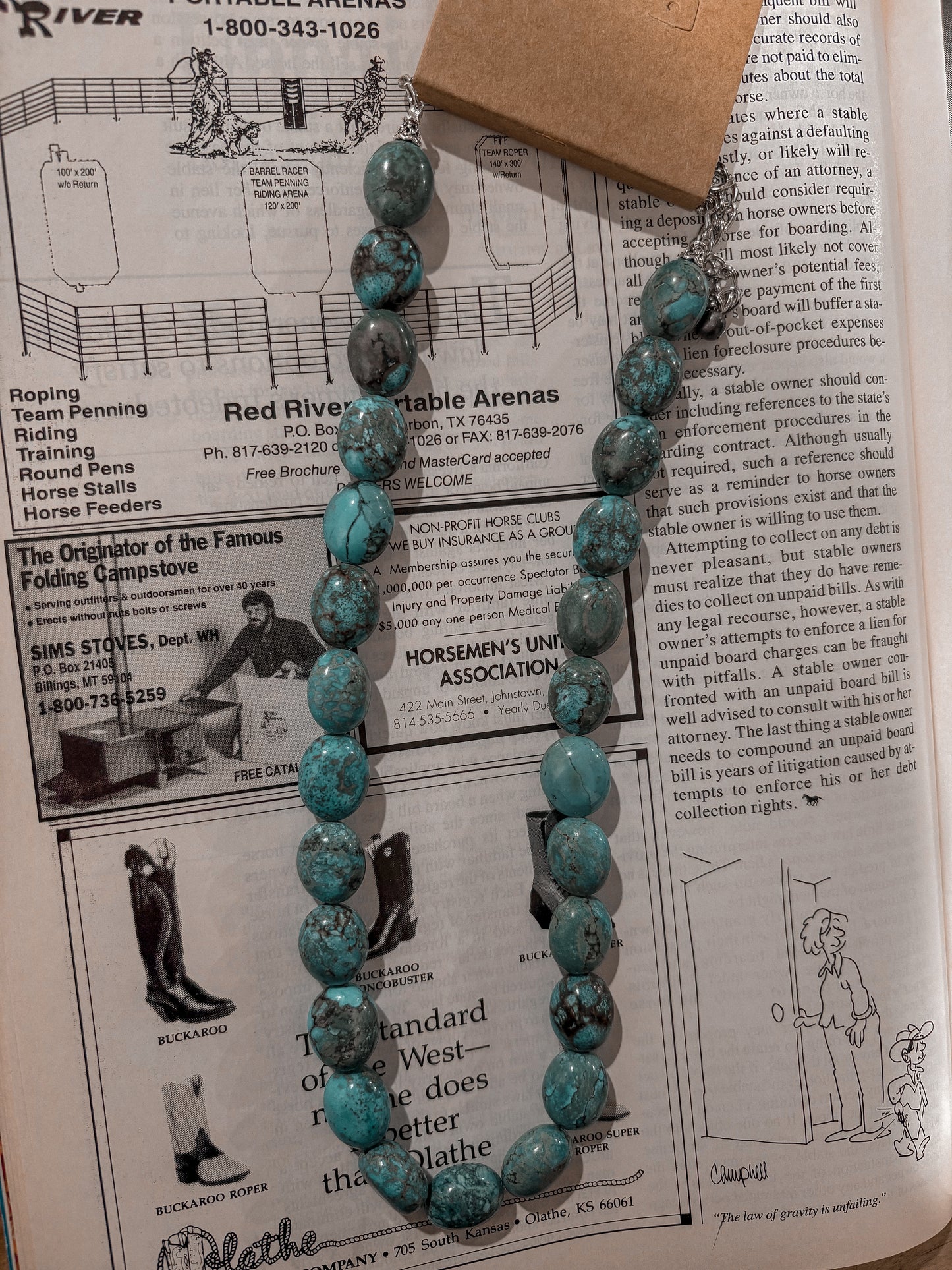 The Reata Turquoise Stone Necklace