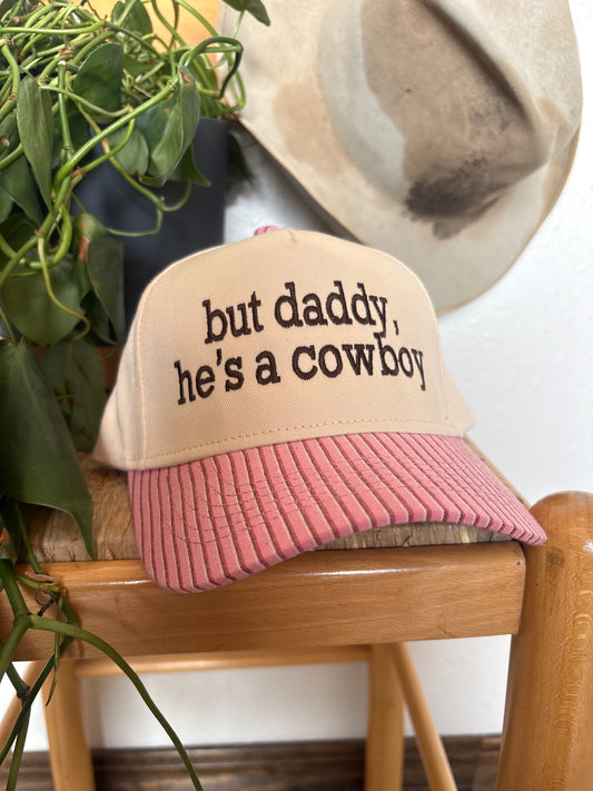 He's a Cowboy Embroidered Trucker Hat
