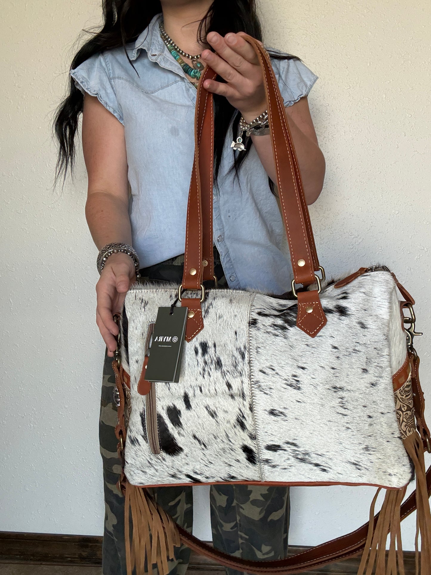 Laredo Hand-Tooled Concealed Carry Bag