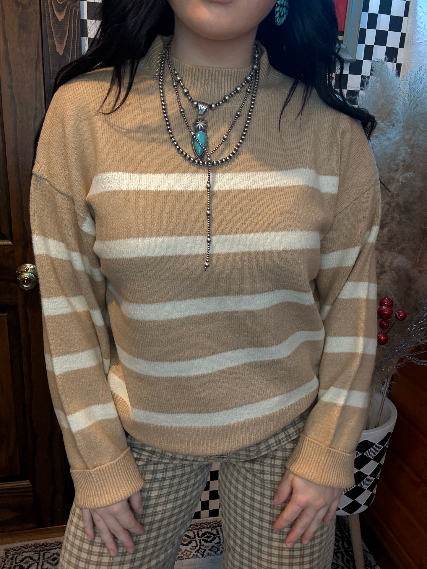 Palomino Striped Sweater