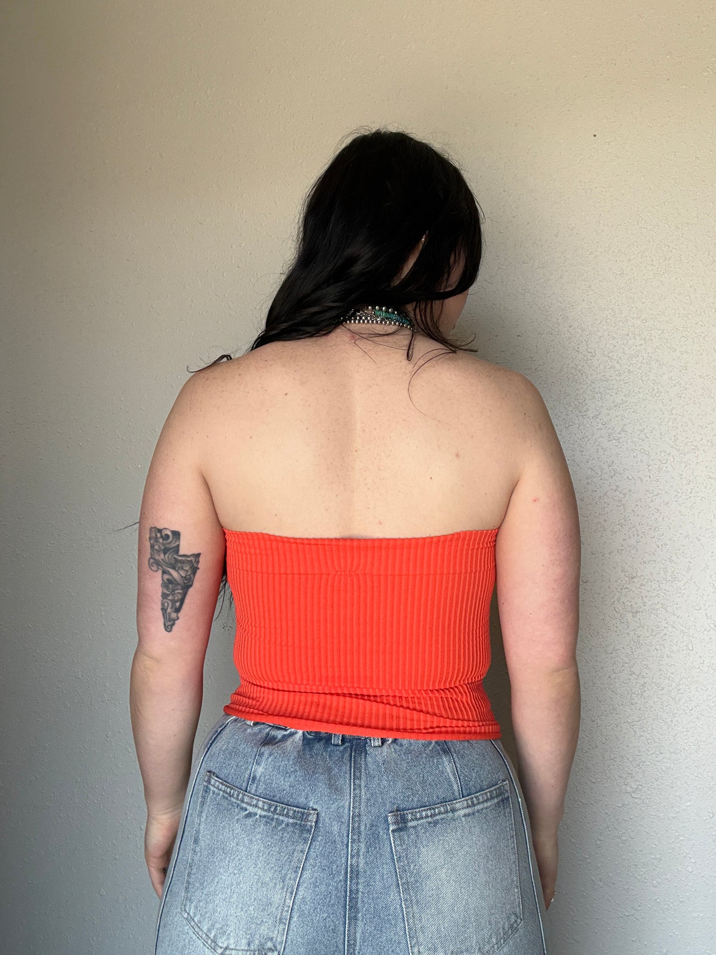 Fitted Tube Top *Pink Conch