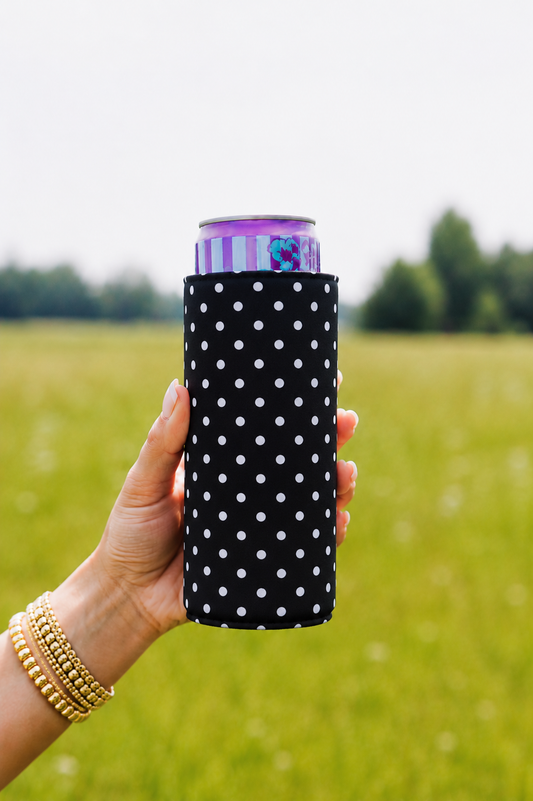 Polka Dot Tall Coozie