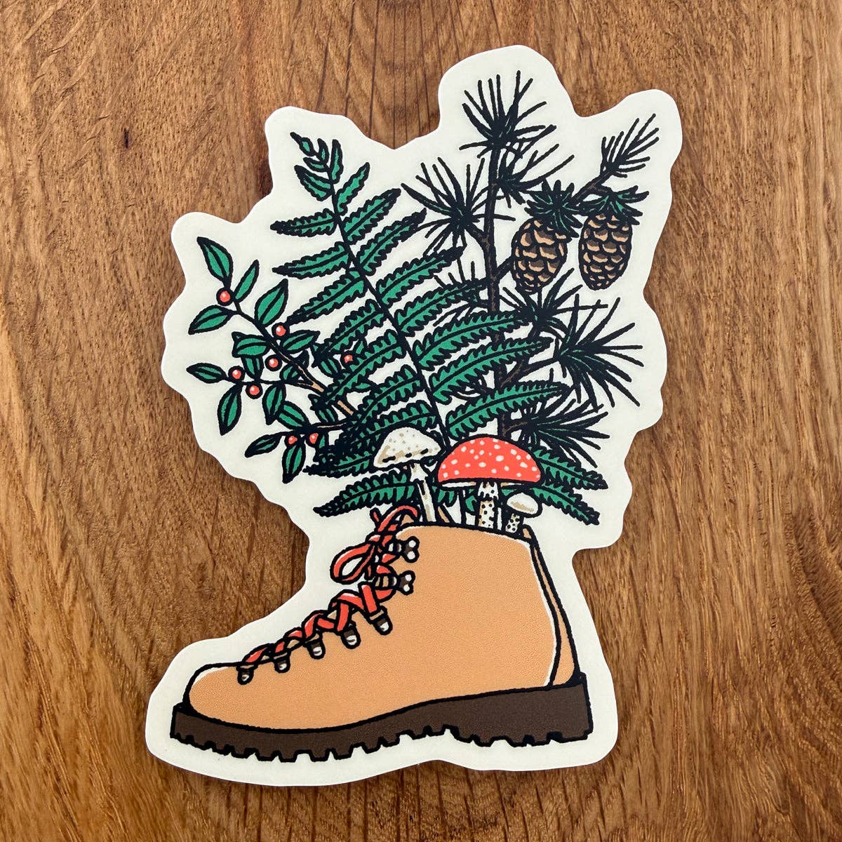 Northwest Boot - 4 Inch Matte Vinyl PNW Sticker
