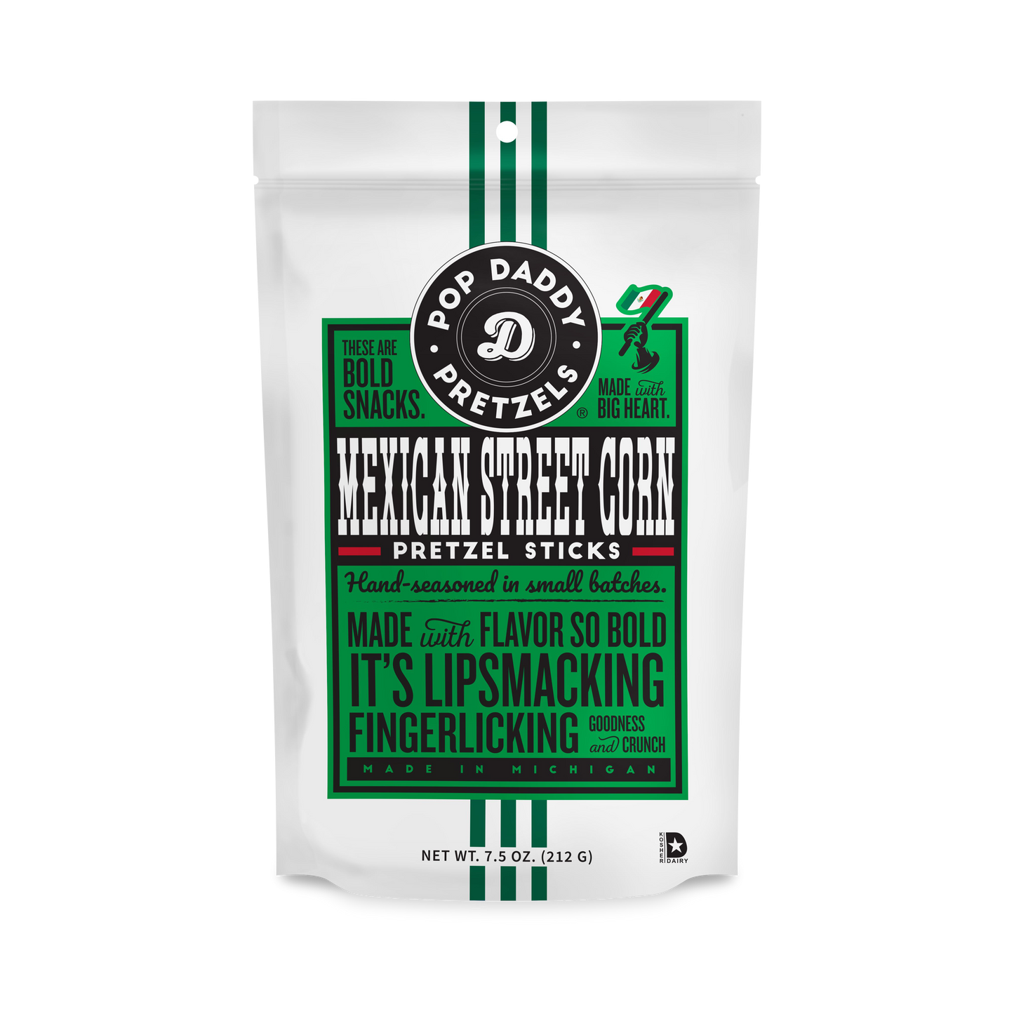 Seasoned Pretzels - 7.5oz - Mexican Street Corn