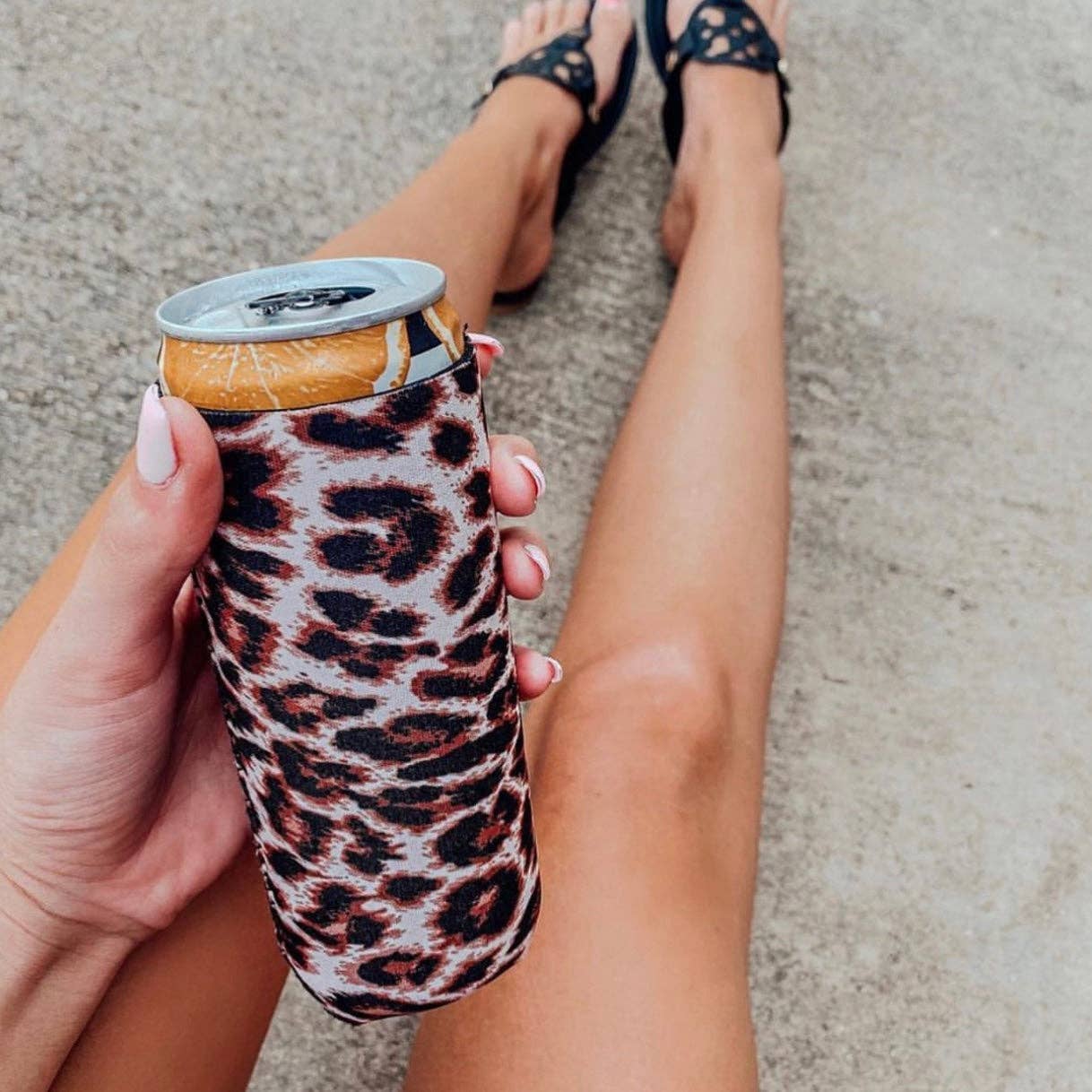 Leopard Tall Coozie